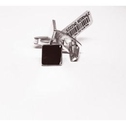 Mansetinööbid - hõbedast ruut